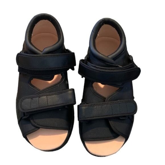 Darco WCS Walking Shoes Orthopedic Footwear Black Small/Medium Adjustable Straps - Picture 1 of 8
